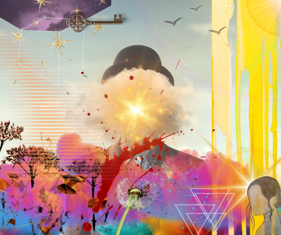 Abstract imagery on Resonate Card No. 1