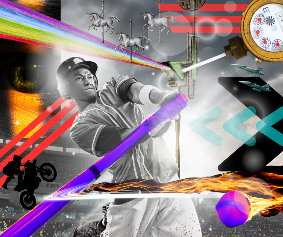 Collage imagery on Resonate Card No. 6