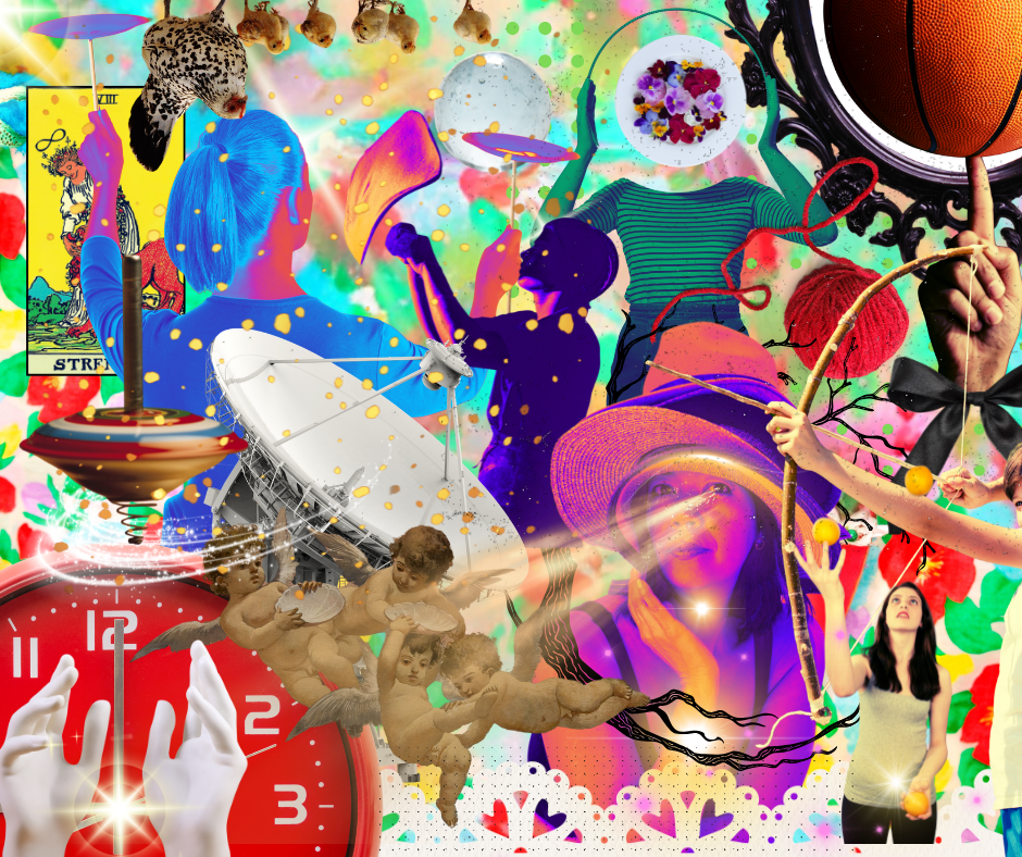 Collage imagery on Resonate Card No. 10