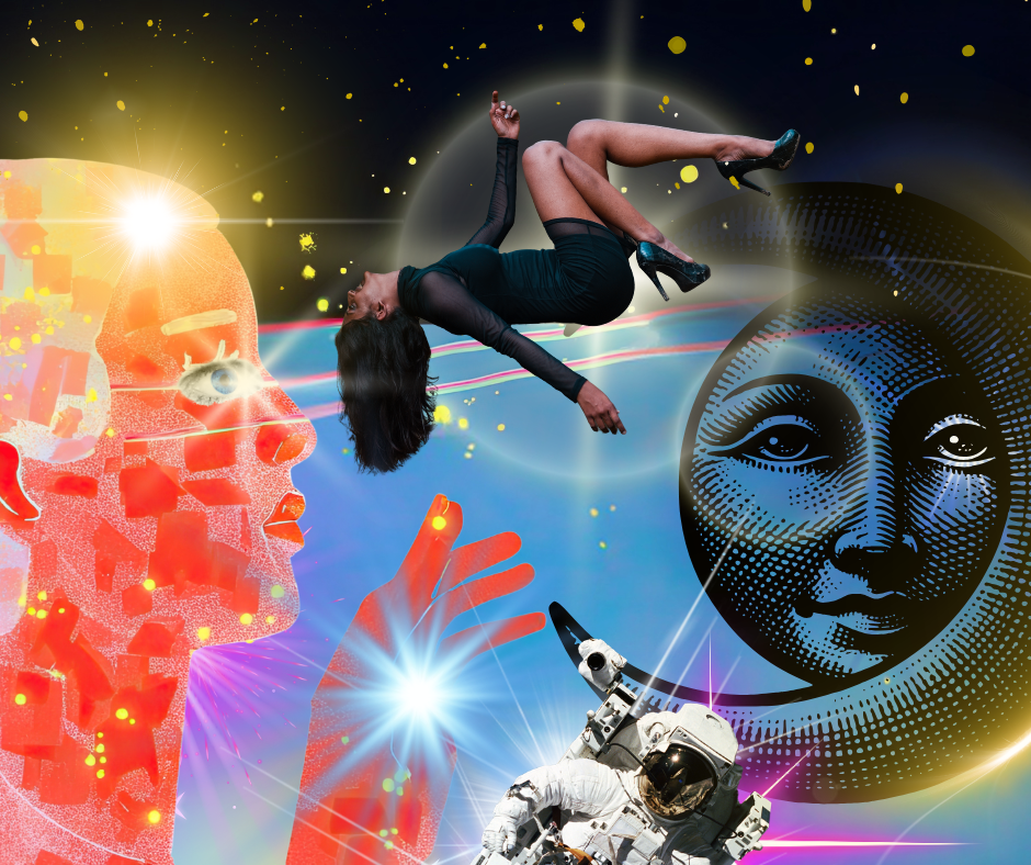 Collage imagery on Resonate Card No. 11