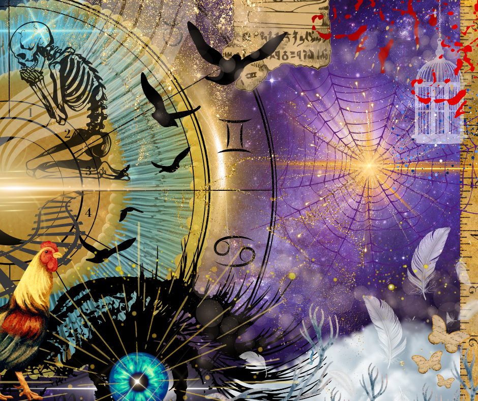Collage imagery on Resonate Card No. 21