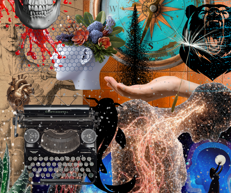 Collage imagery on Resonate Card No. 29