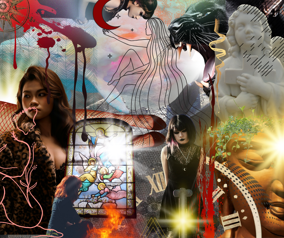 Collage imagery on Resonate Card No. 32