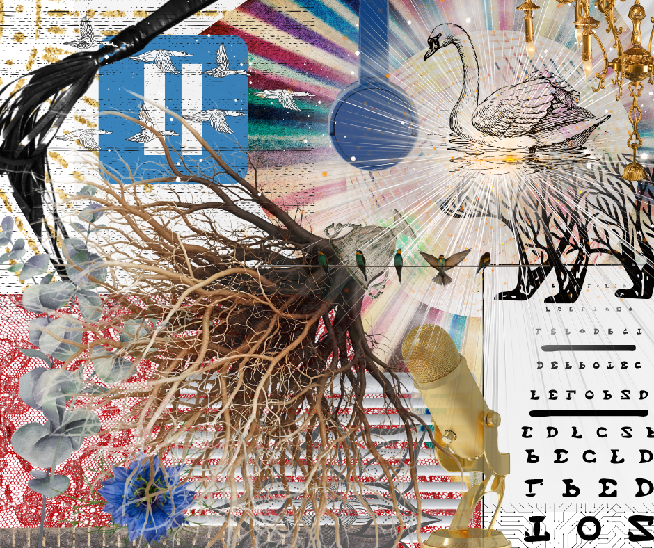 Collage imagery on Resonate Card No. 39