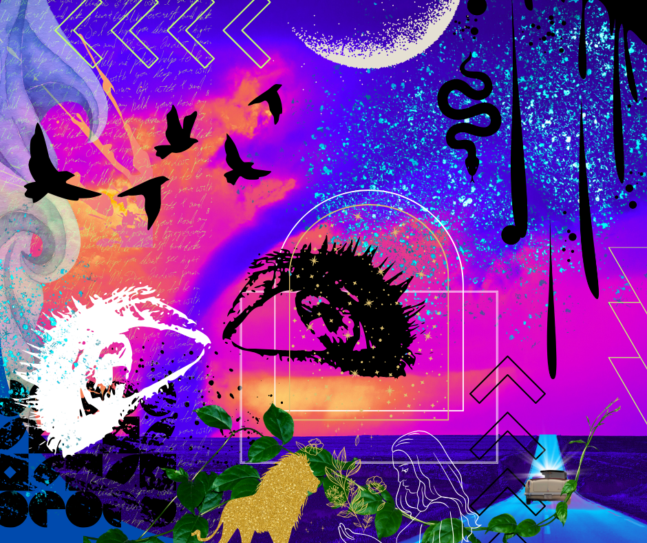 Collage imagery on Resonate Card No. 41